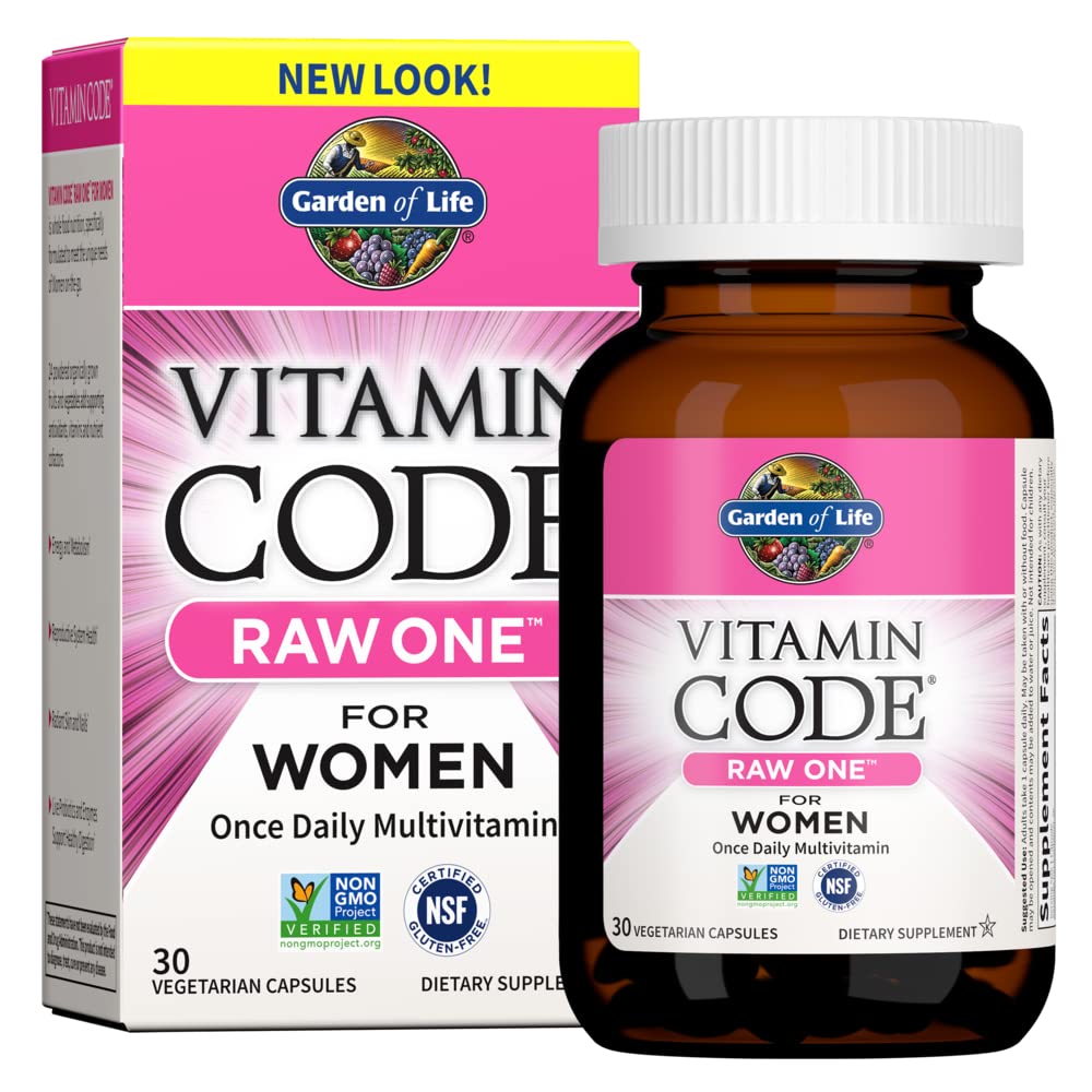 Garden of Life Vitamin Code RAW ONE for Women front view