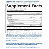 Garden of Life Whole Food Magnesium Powder mixed in water
