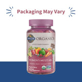 Garden of Life Women's 40+ Multi Gummies back view with ingredient list