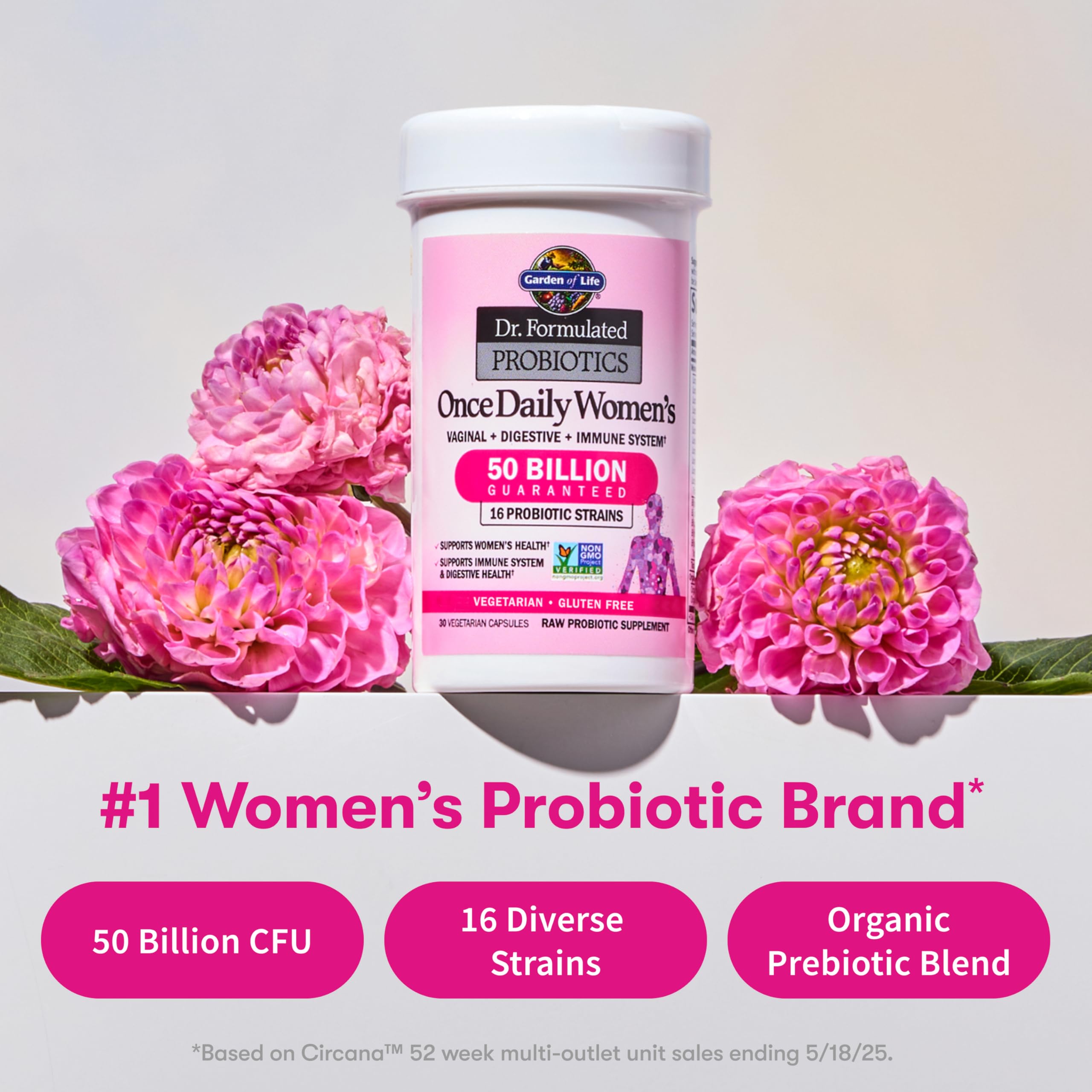 Garden of Life Women's Daily Probiotic ingredients list