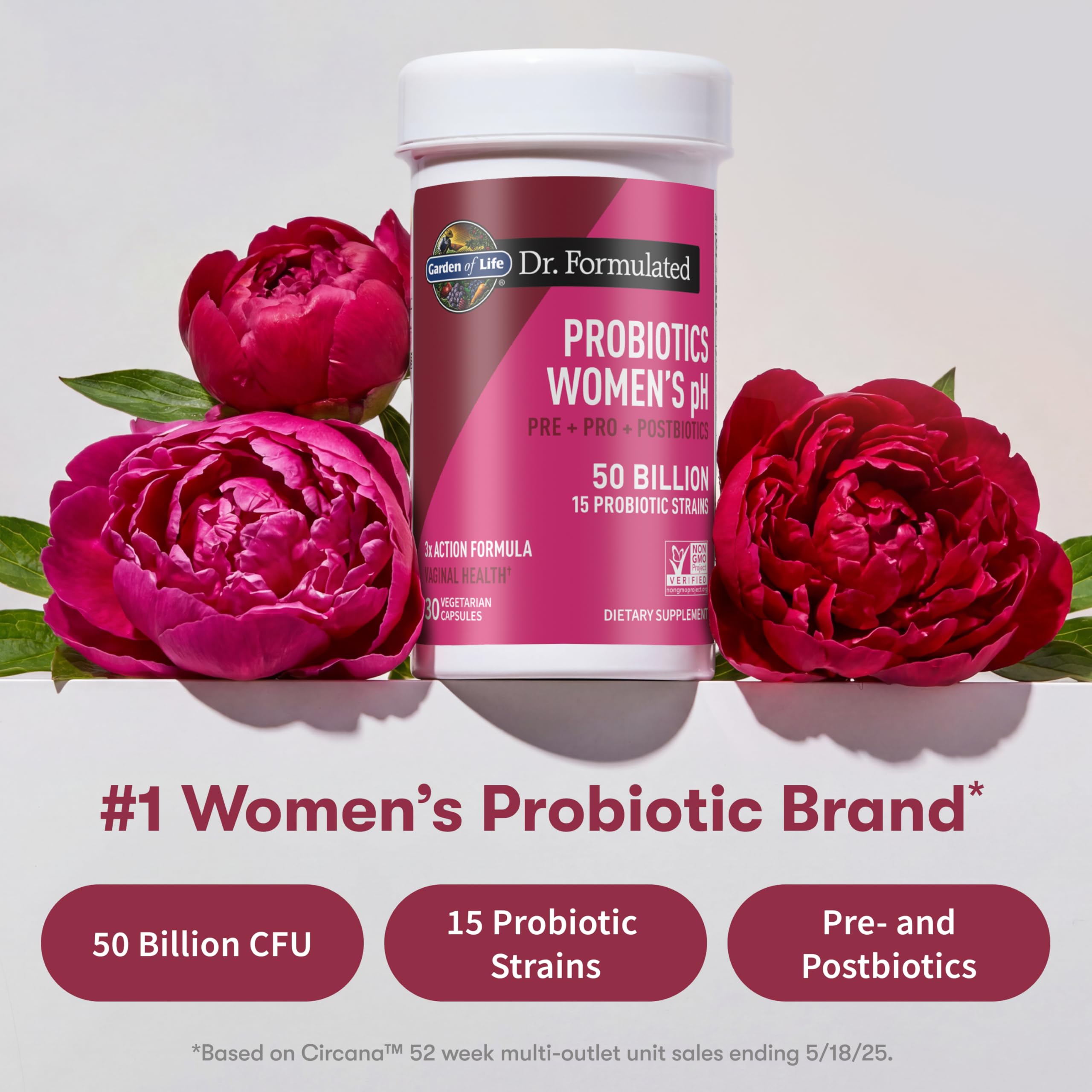 Garden of Life Women's Probiotic 3-in-1 Complete ingredients list