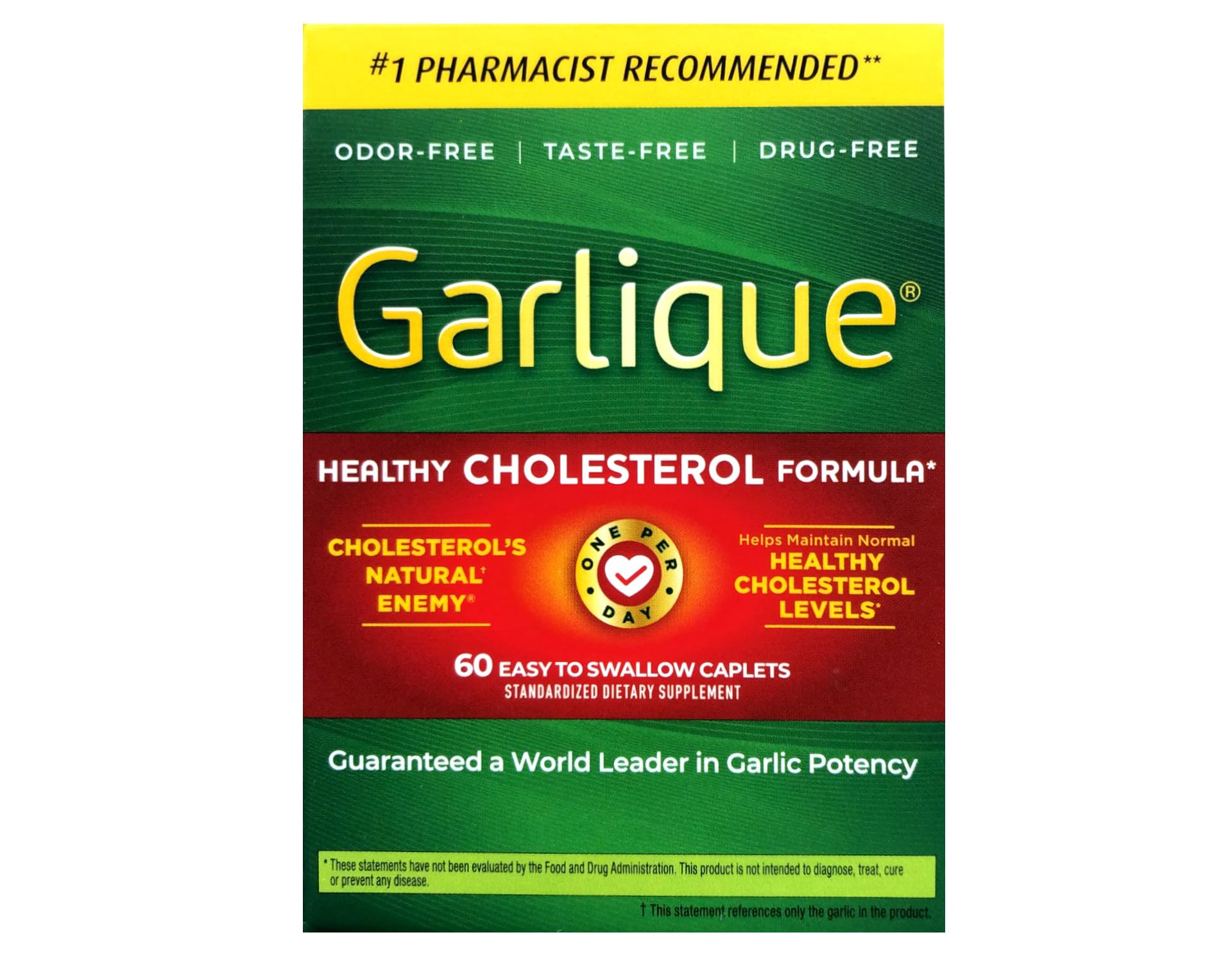 Garlique Garlic Caplets with a measuring spoon