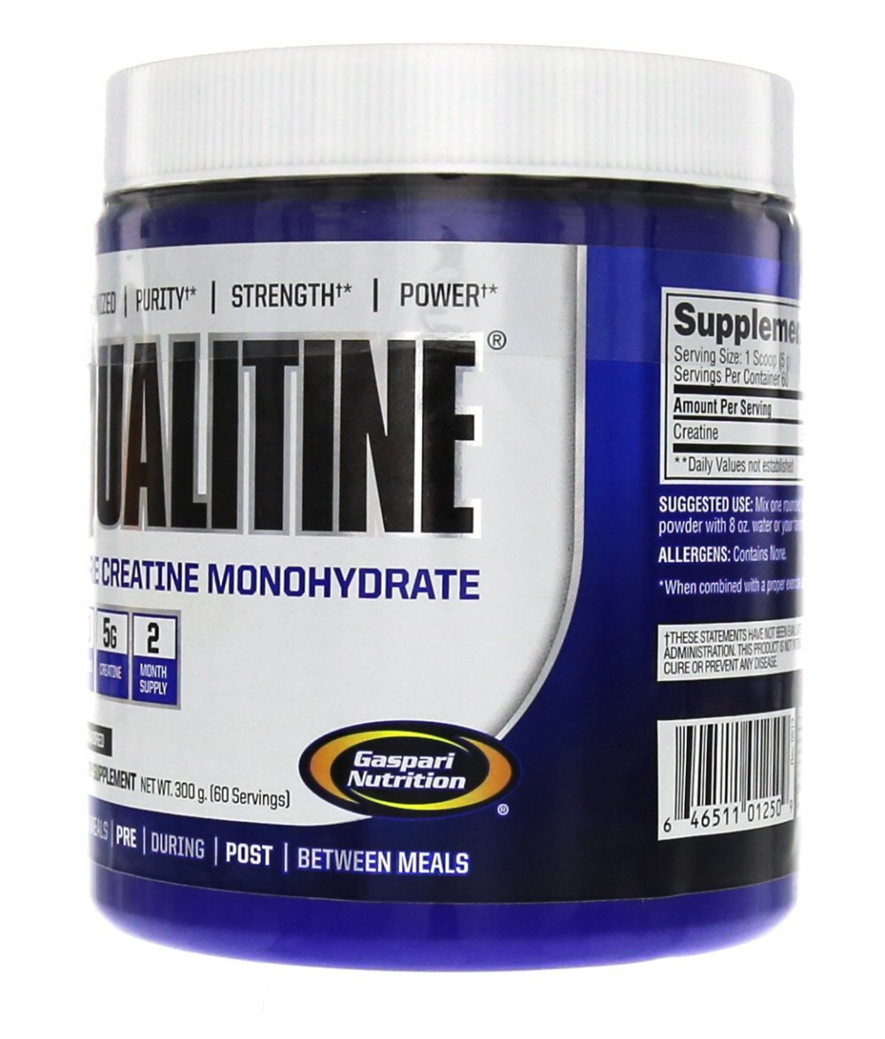 Gaspari Nutrition Creatine Monohydrate 300g back view