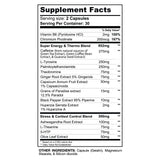 Gaspari Nutrition DTN8 Explosive Fat Burner 60 Capsules side view