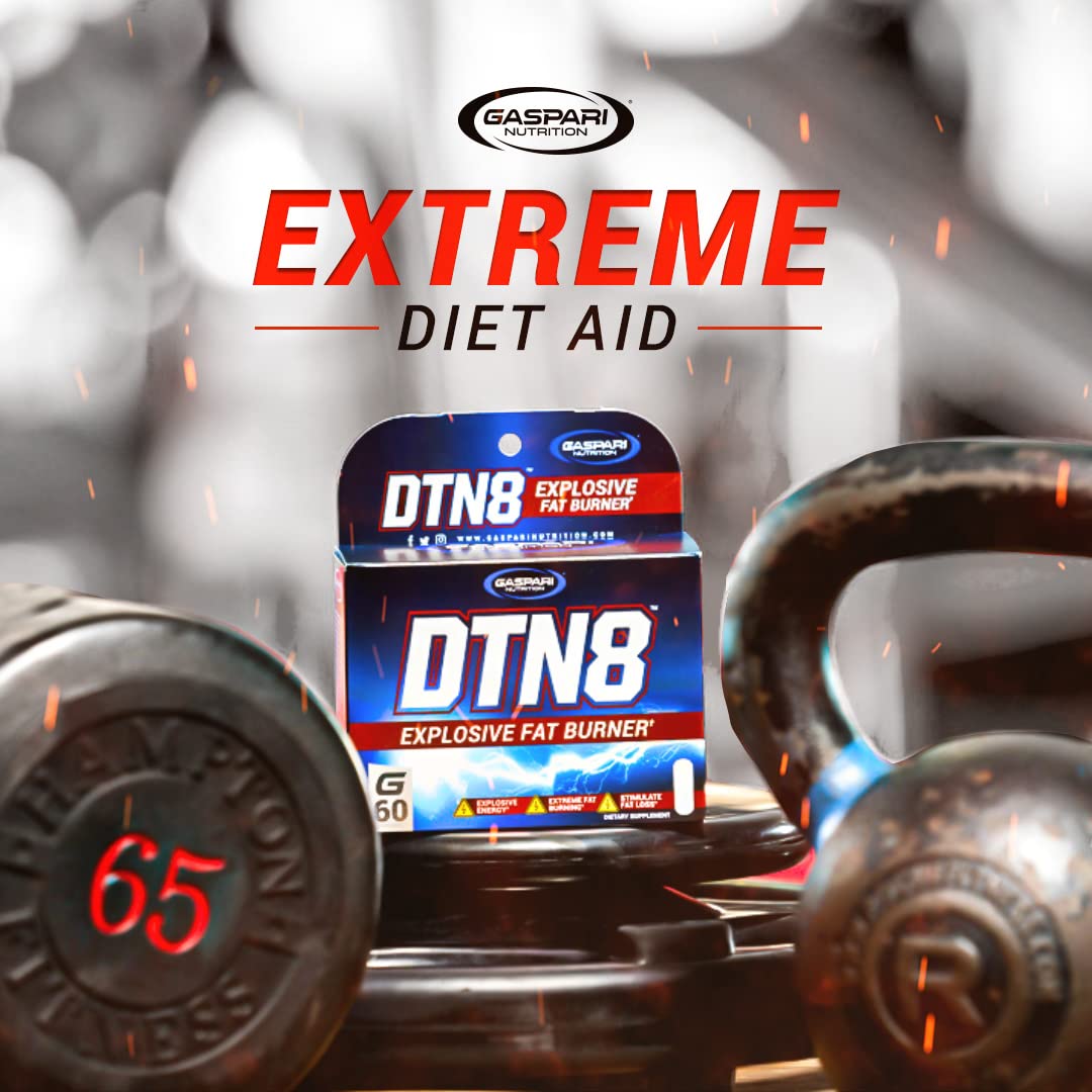 Gaspari Nutrition DTN8 Explosive Fat Burner lifestyle scene