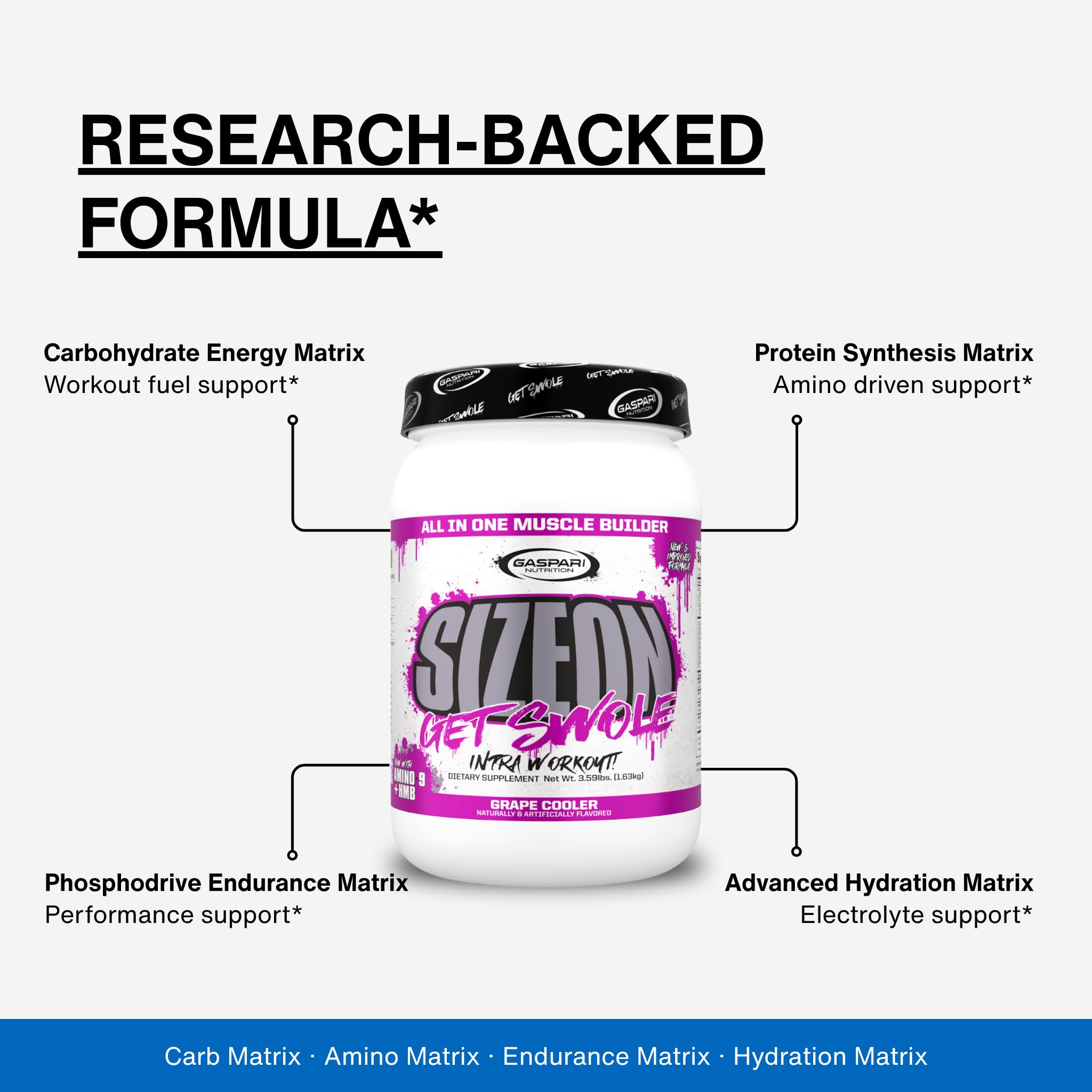 Gaspari Nutrition SizeOn Creatine 1630g ingredients list
