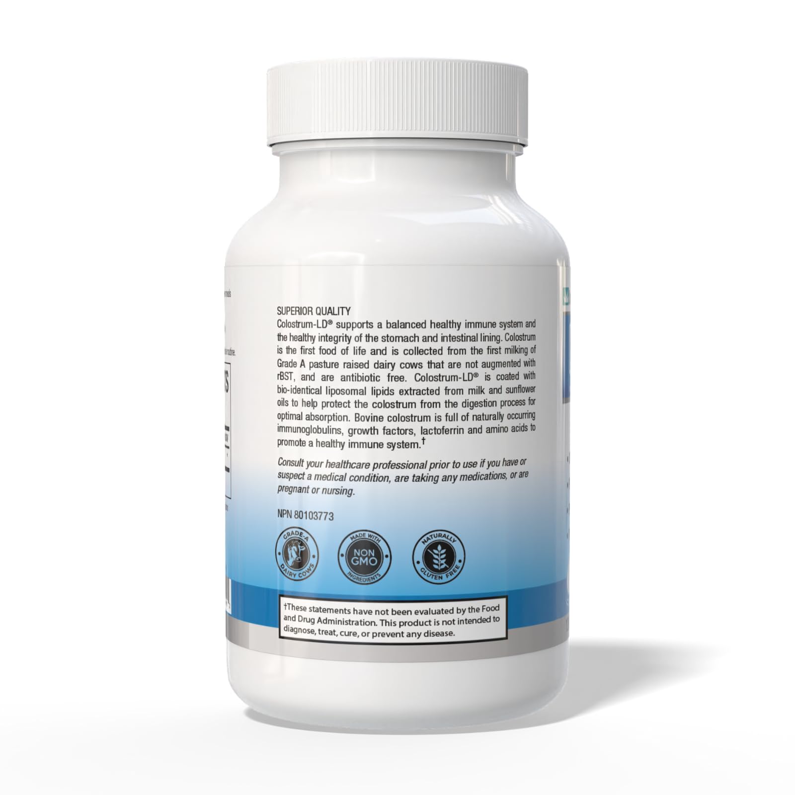 GastroDefense Colostrum Supplement packaging
