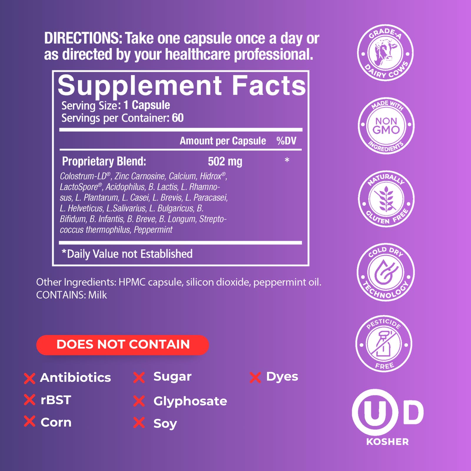 GastroDefense Stomach Armor supplement with measuring spoon