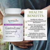 GastroZyme Multi-Enzyme Supplement back view