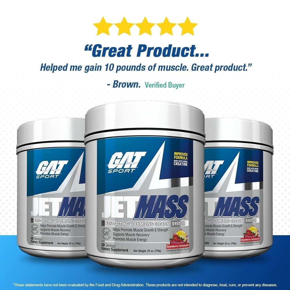 GAT SPORT Creatine Monohydrate 5g 862g Powder with ingredients list