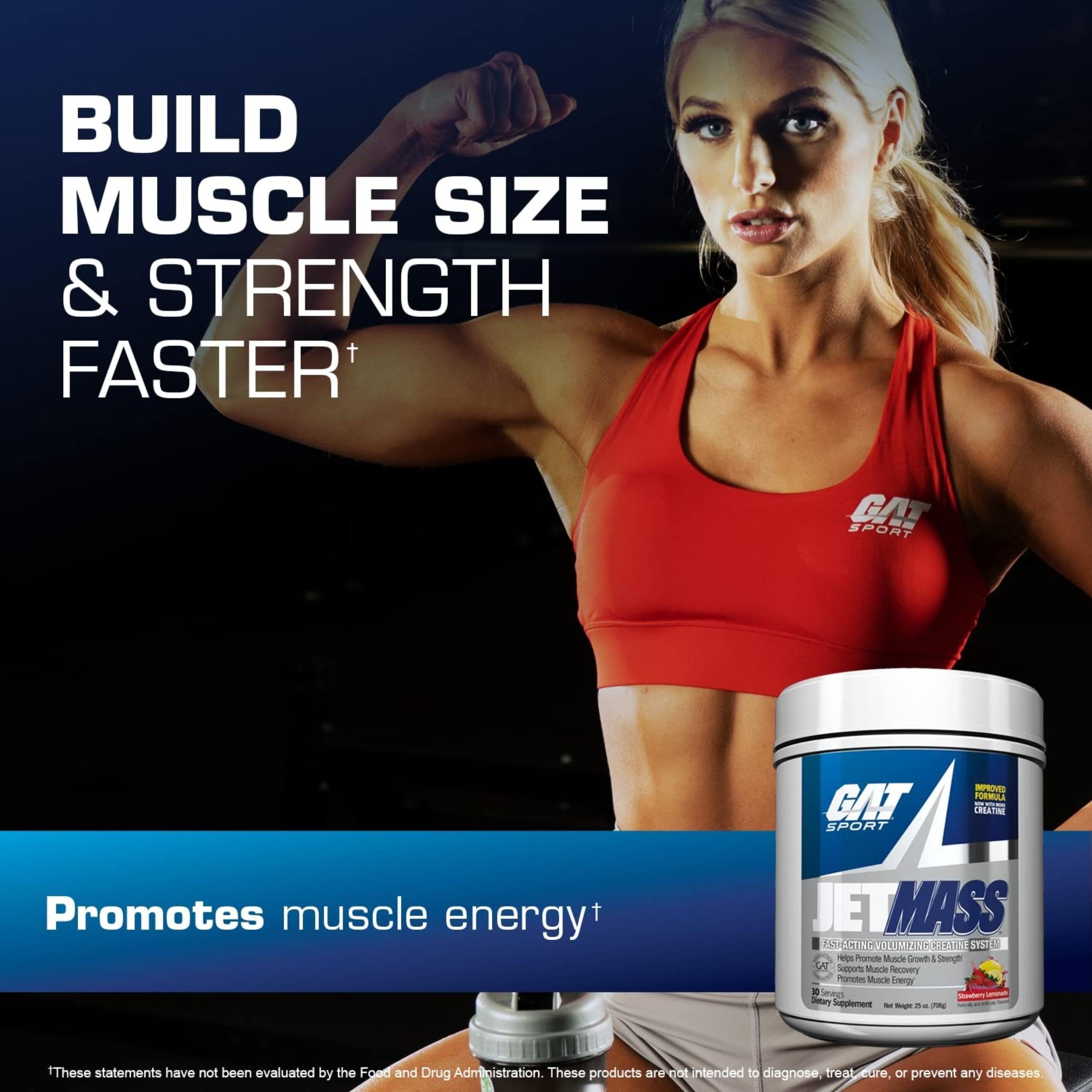 GAT SPORT Creatine Monohydrate 880g in a fitness setting