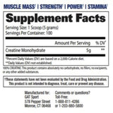 GAT SPORT Creatine Monohydrate Powder 544g nutritional information