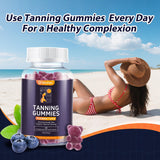 Gatchialv Tanning Gummies in a hand