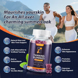 Gatchialv Tanning Gummies with tropical fruits