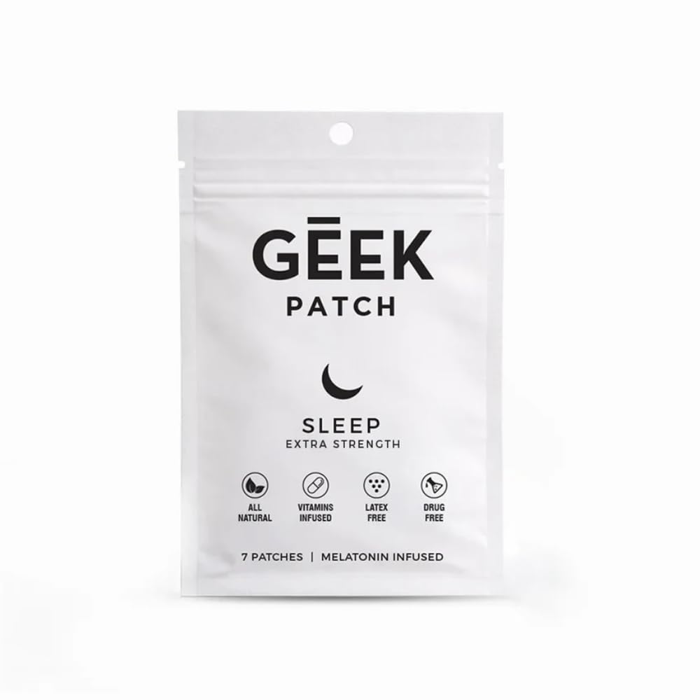 Geek Patch Sleep Extra Strength Melatonin Patches front view