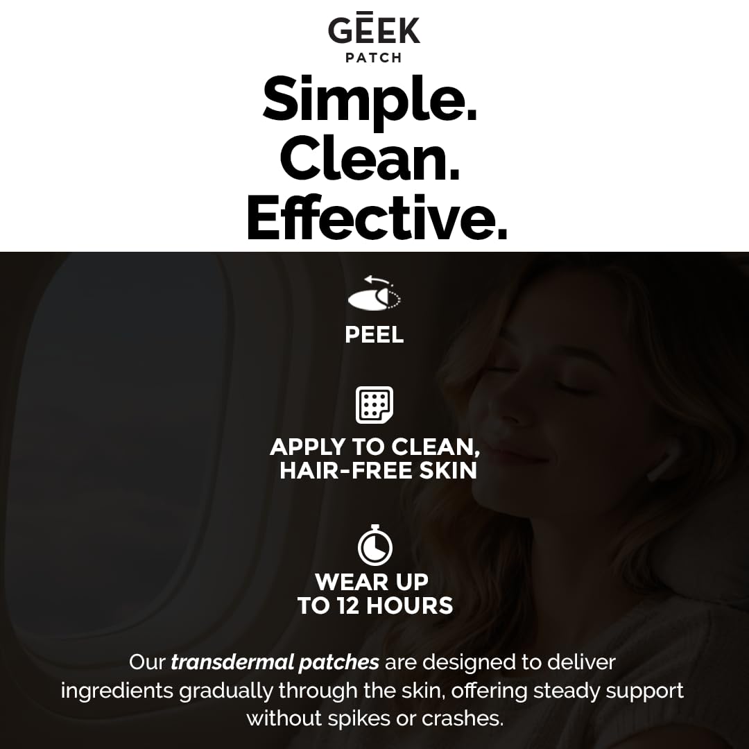 Geek Patch Sleep Extra Strength Patches lifestyle usage