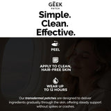 Geek Patch Sleep Extra Strength Patches lifestyle usage