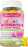 Geeoasis B-Complex Gummies front view with packaging