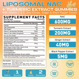 Geeoasis NAC Gummies 600mg pineapple flavour gummies