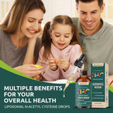 Geeoasis NAC Liquid Drops 600mg ingredients list