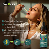 Geeoasis NAC Liquid Drops 600mg natural fruit flavour