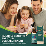 Geeoasis NAC Liquid Drops 600mg with measuring dropper