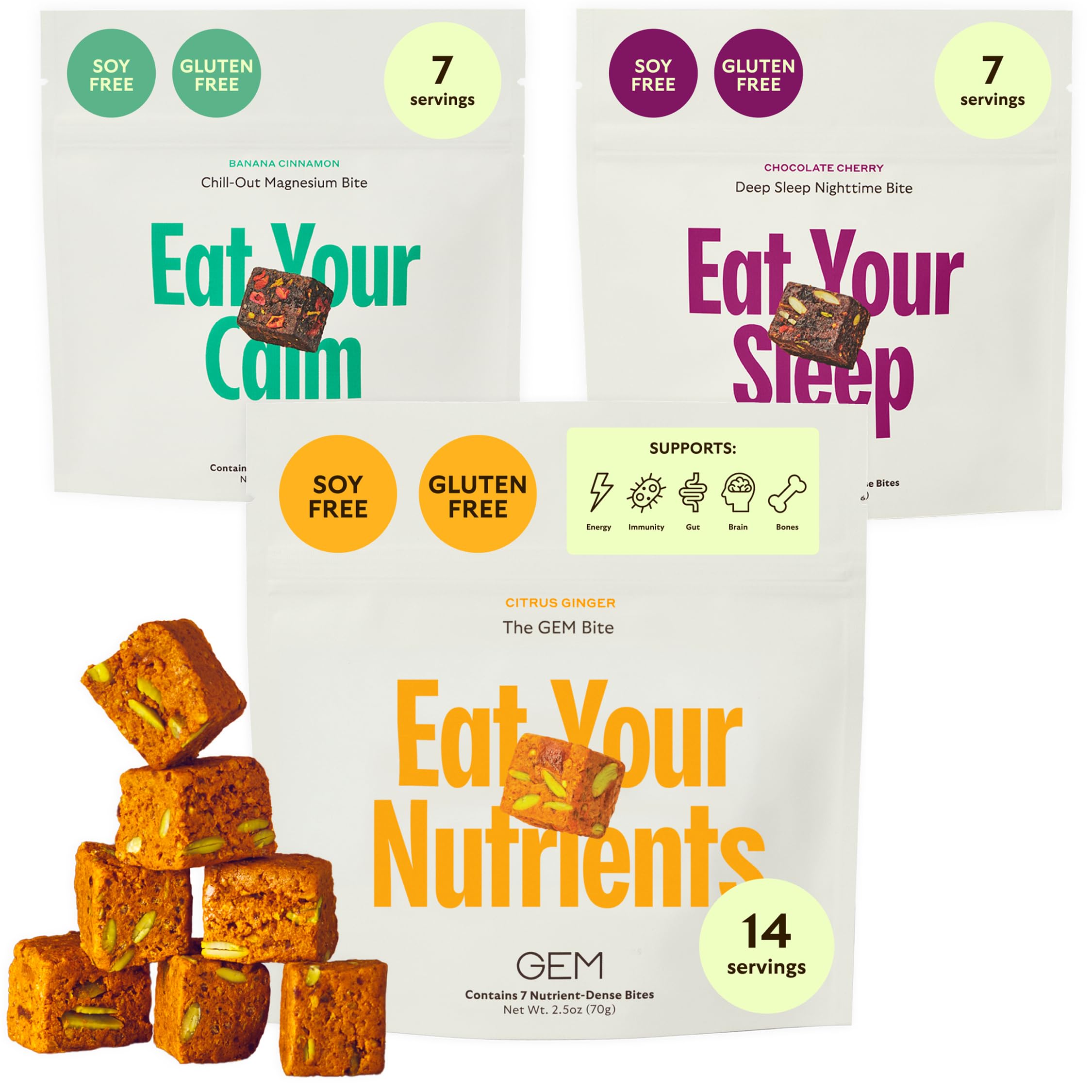 GEM Complete Routine Snack Pack front view with packaging