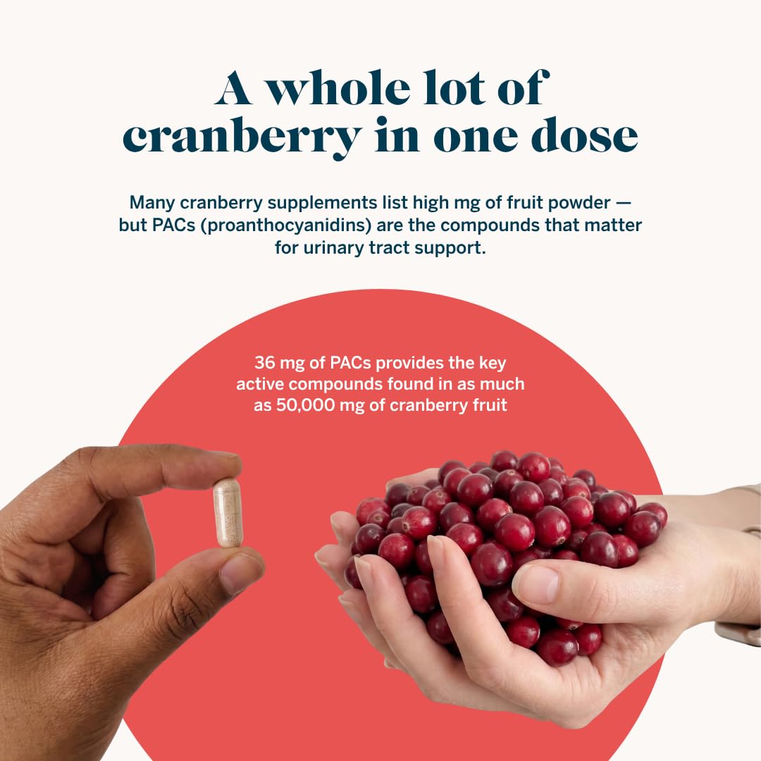 Gemma Cranberry D-Mannose Capsules on a wooden table