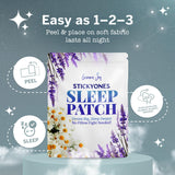 Gemma Joy StickyOnes Sleep Patches back view packaging