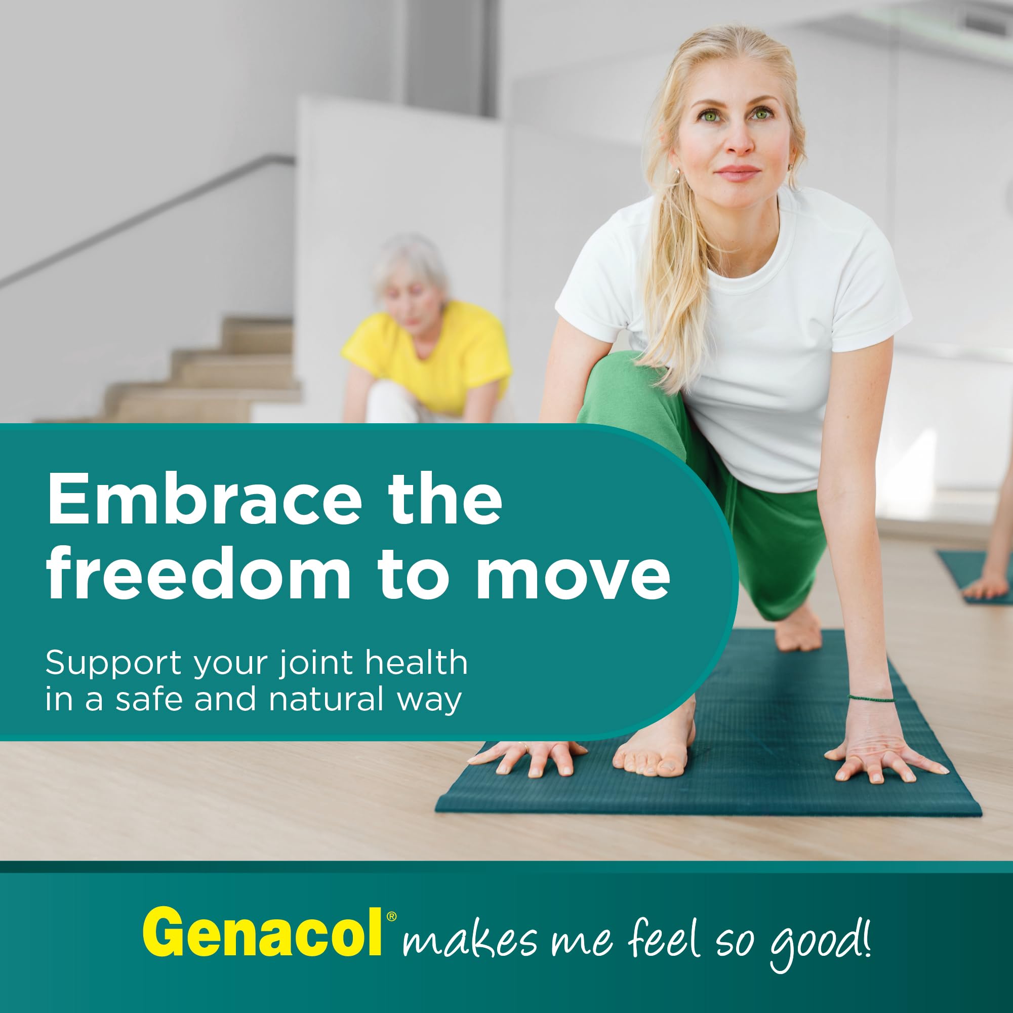 Genacol AminoLock Collagen Capsules with a measuring spoon