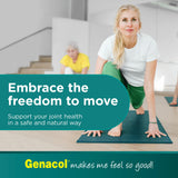 Genacol AminoLock Collagen Capsules with a measuring spoon