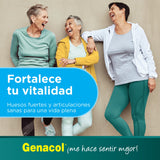 Genacol Bone & Joint Support Supplement on a wooden table