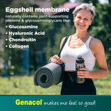 Genacol Ovoflex supplement facts label close-up