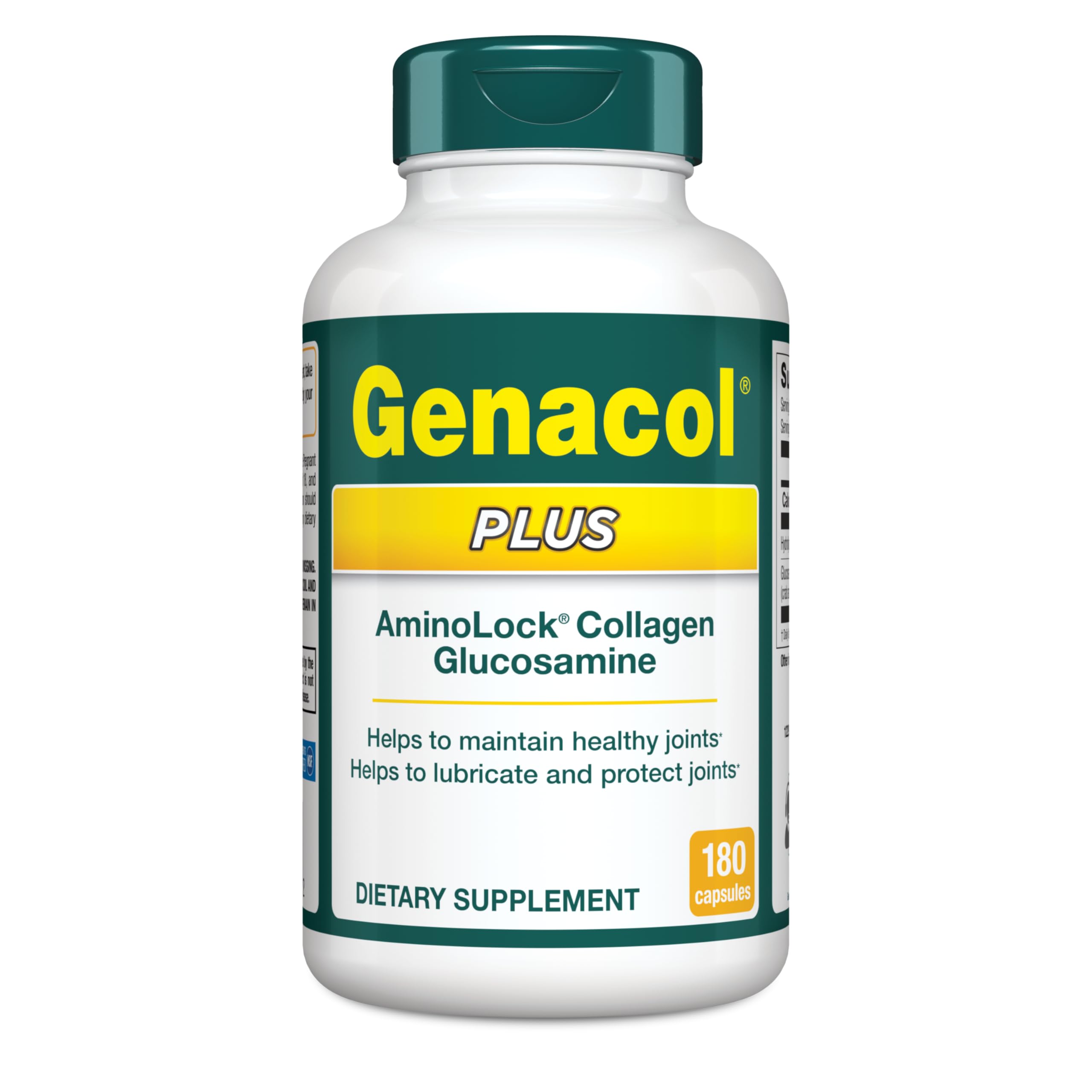 Genacol Plus Glucosamine and Collagen Supplement front view