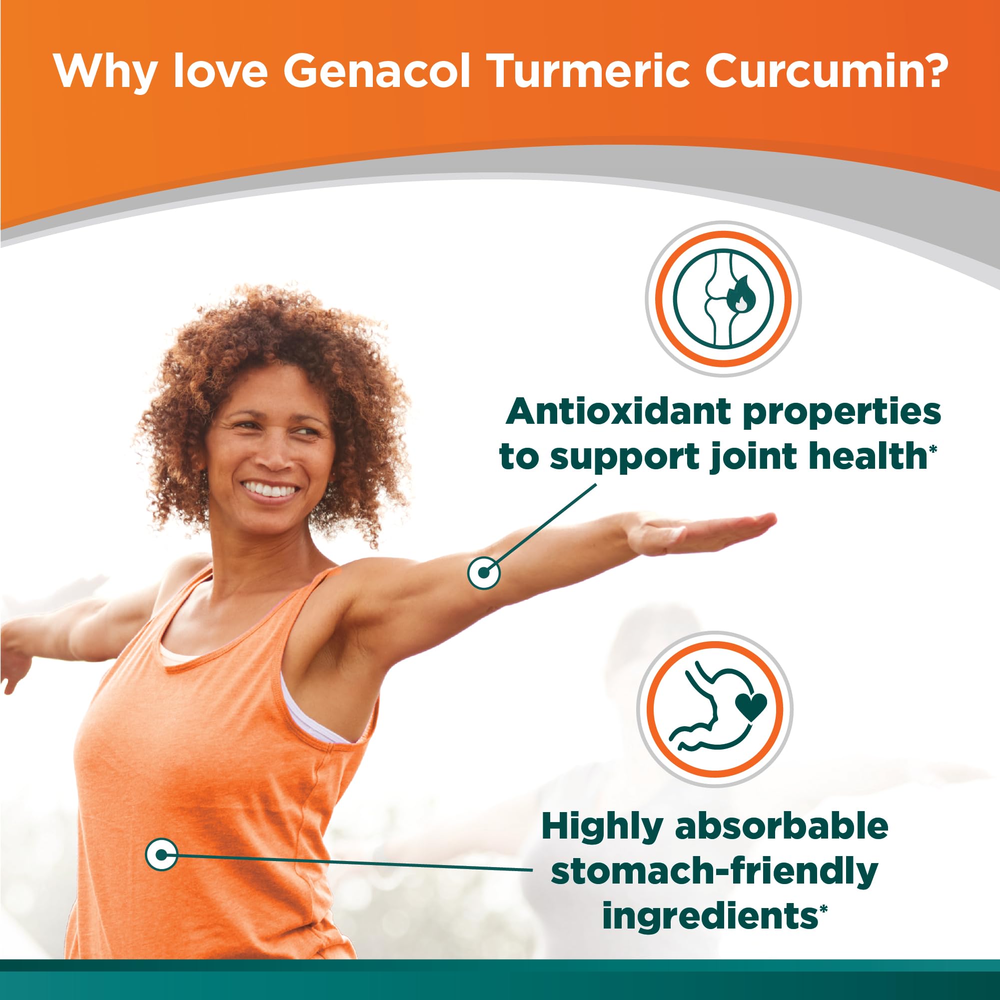 Genacol Turmeric Joint Support Supplement capsules
