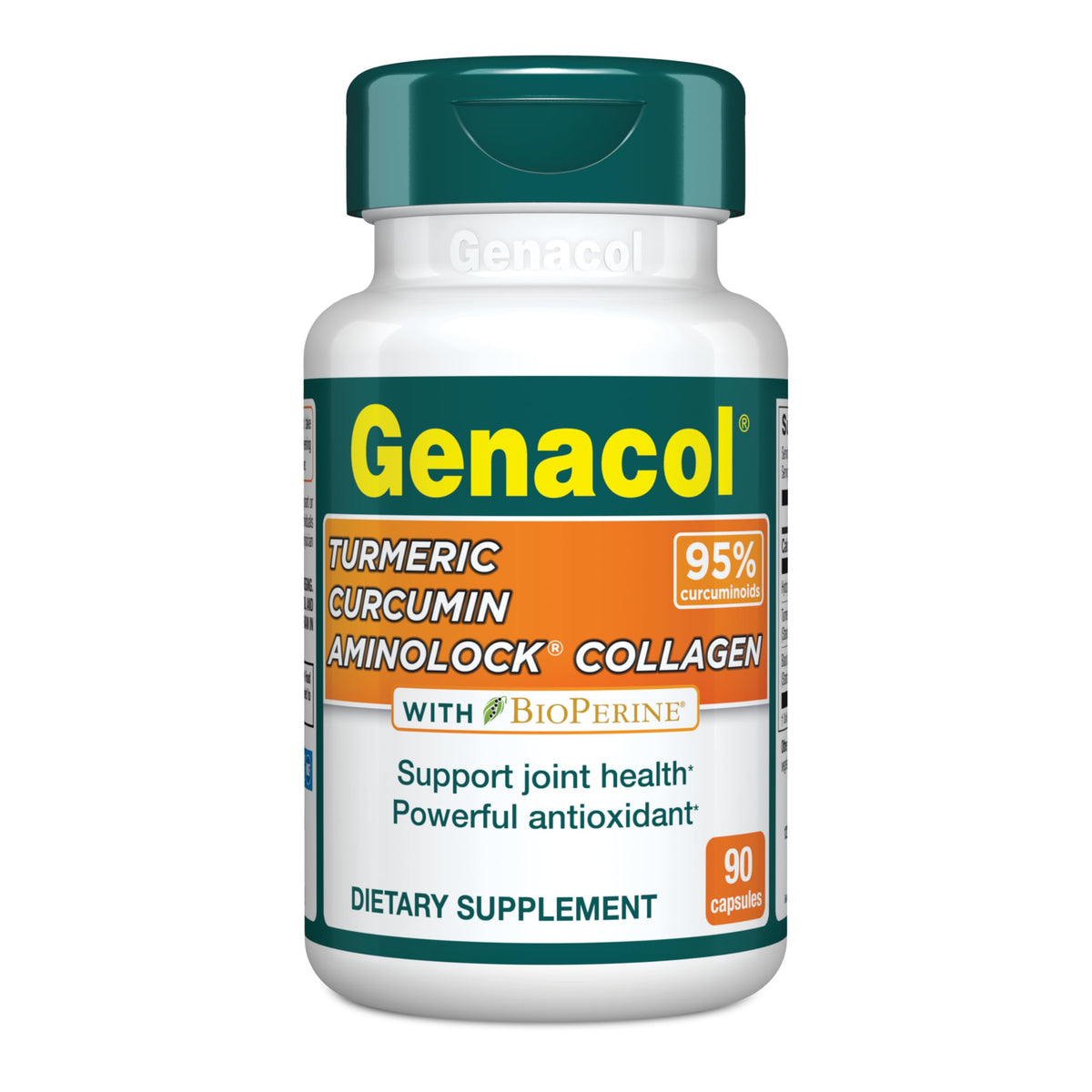 Genacol Turmeric Joint Support Supplement front view