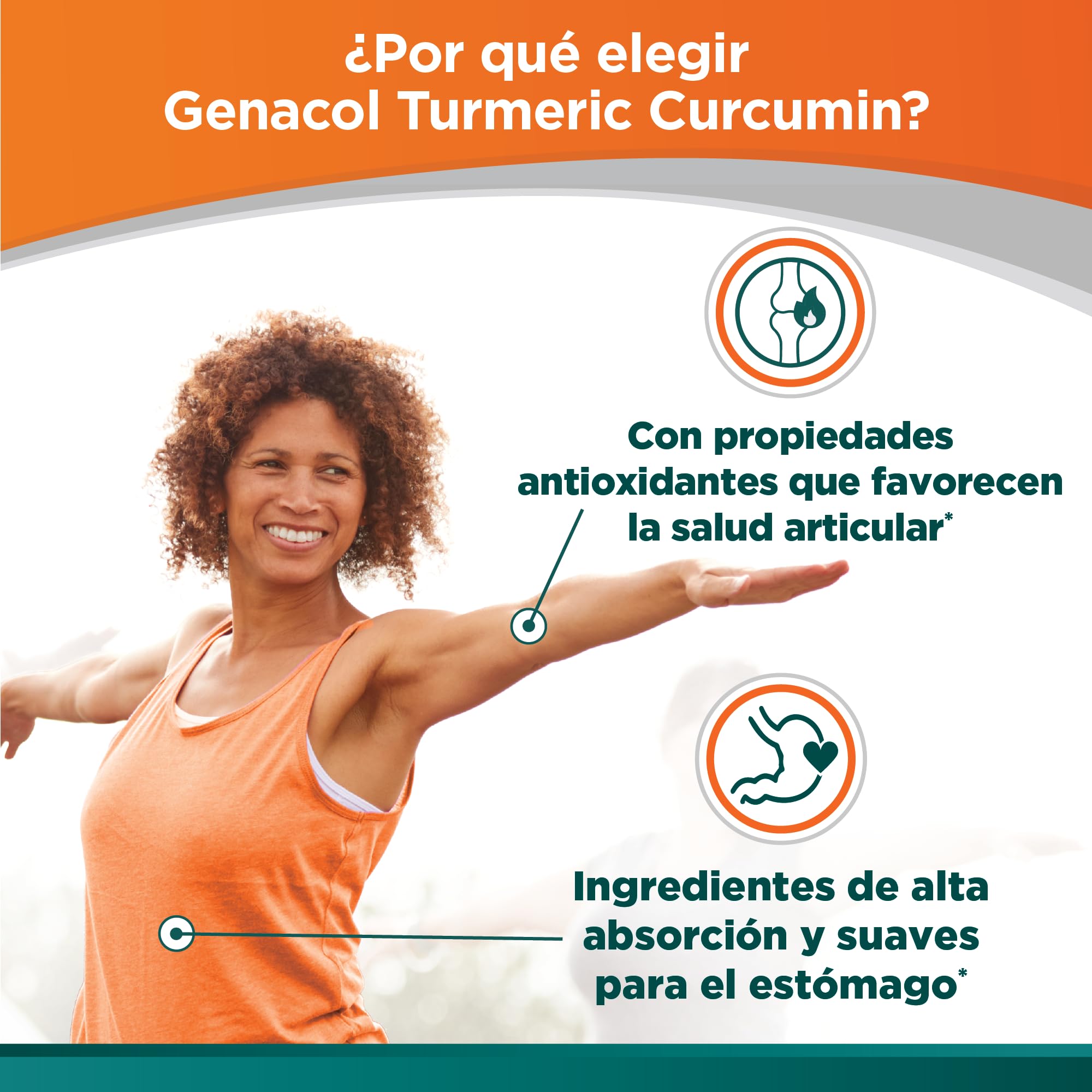 Genacol Turmeric Joint Support Supplement ingredients list