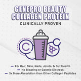 GENEPRO GEN. 3 Collagen Protein Powder mixed in a smoothie