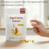 Generic Aged Garlic Extract 7500mg softgel capsules packaging