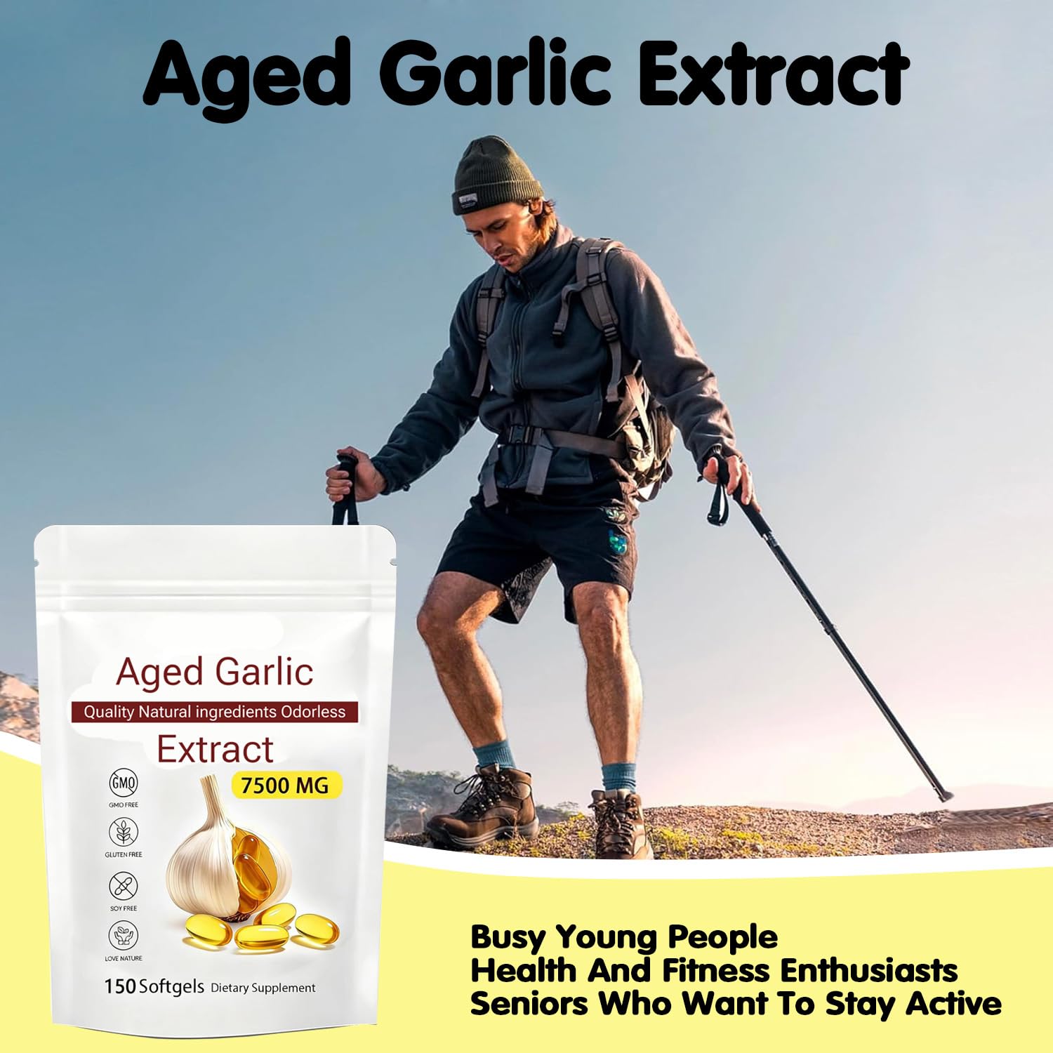 Generic Aged Garlic Extract Softgels packaging details