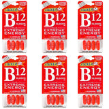 Generic B12 Supplement blister pack front view with 24 capsules