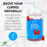 Generic BBL Gummies back view with nutritional information