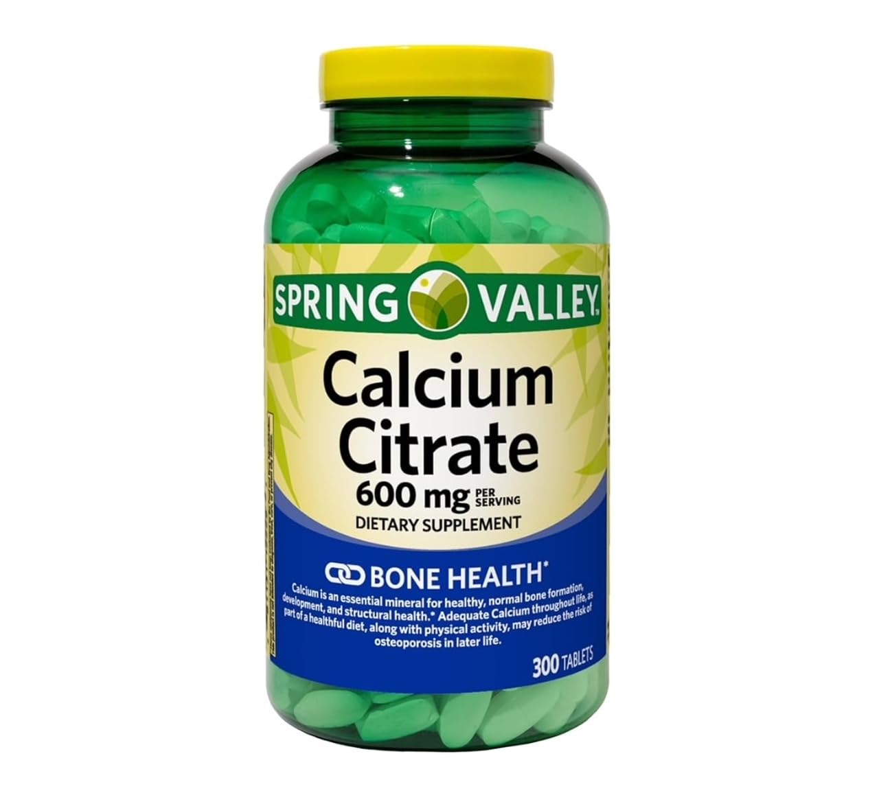 Generic Calcium Citrate Tablets 600 mg tablet close-up
