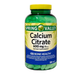 Generic Calcium Citrate Tablets 600 mg tablet close-up