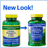 Generic Calcium Supplement on a wooden surface