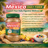Generic Daily Fibre Powder 227g back view with nutritional information