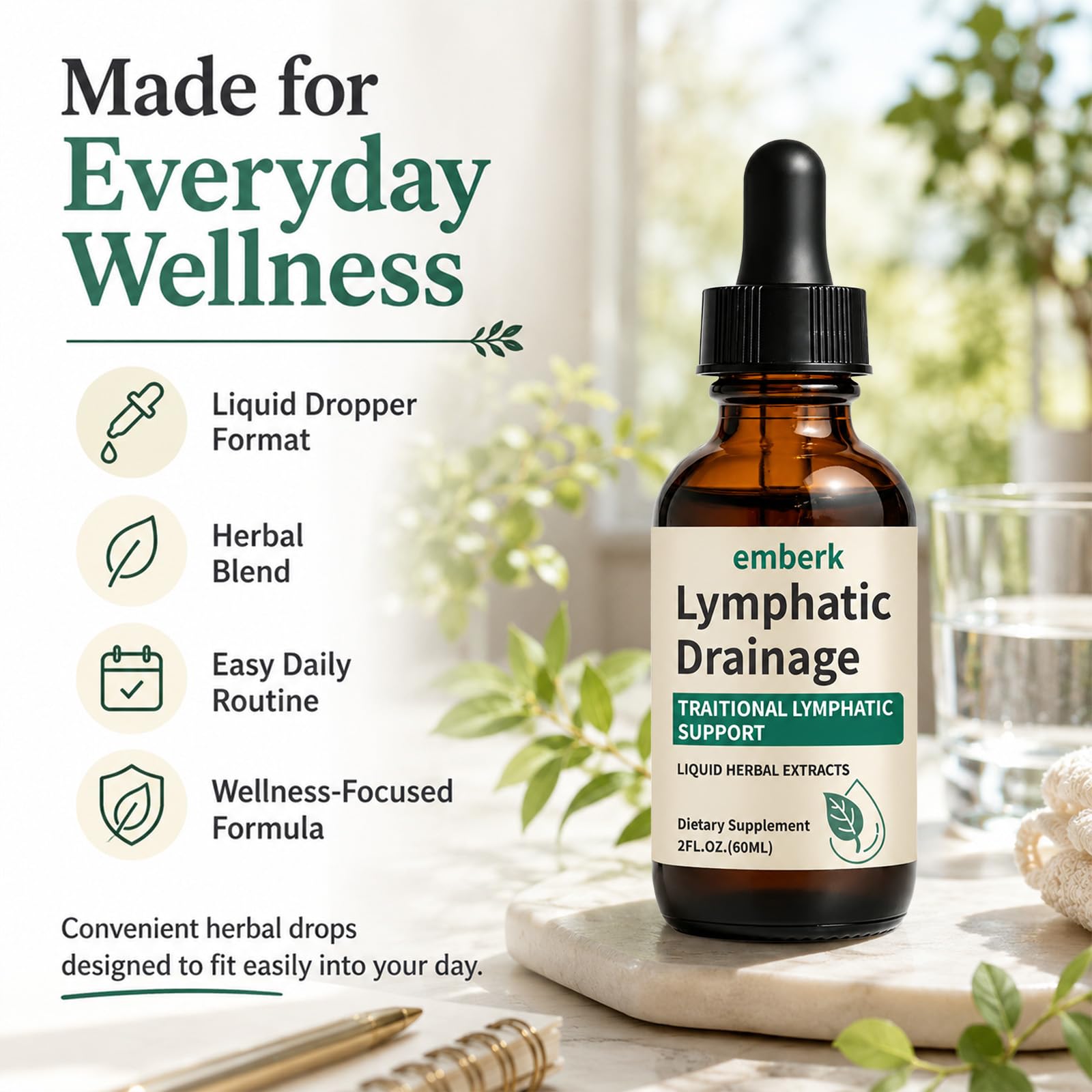 Generic Echinacea Liquid Drops with dropper