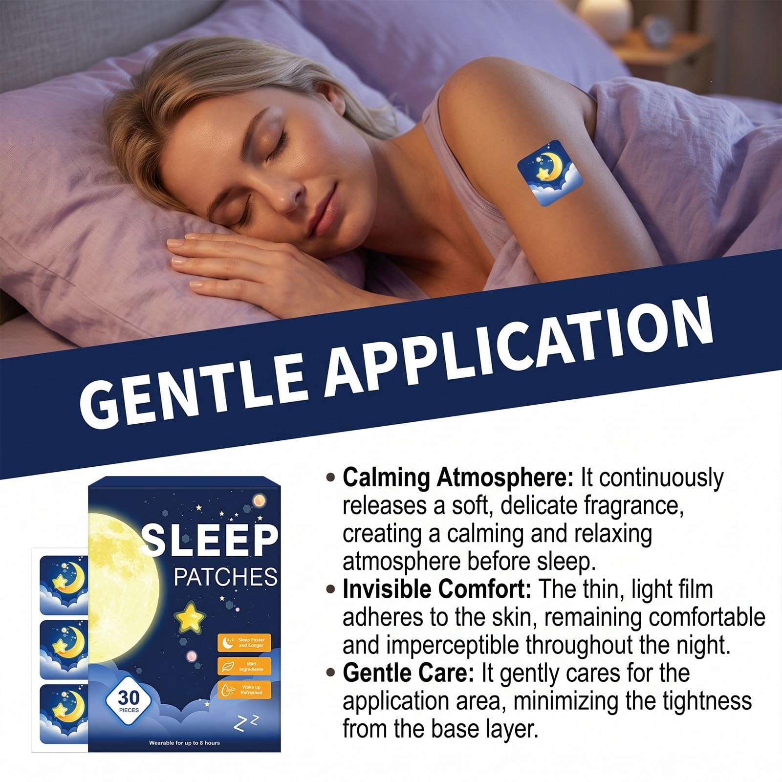 Generic Extra Strength Sleep Patches packaging side view