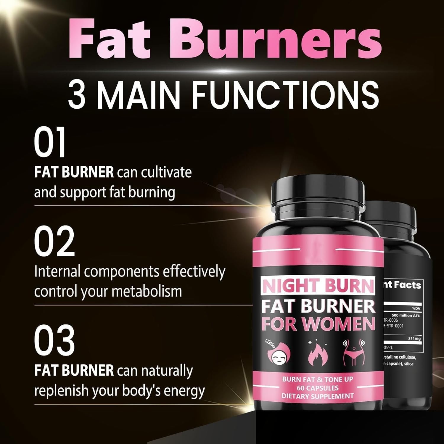 Generic Fat Burner Supplement storage instructions