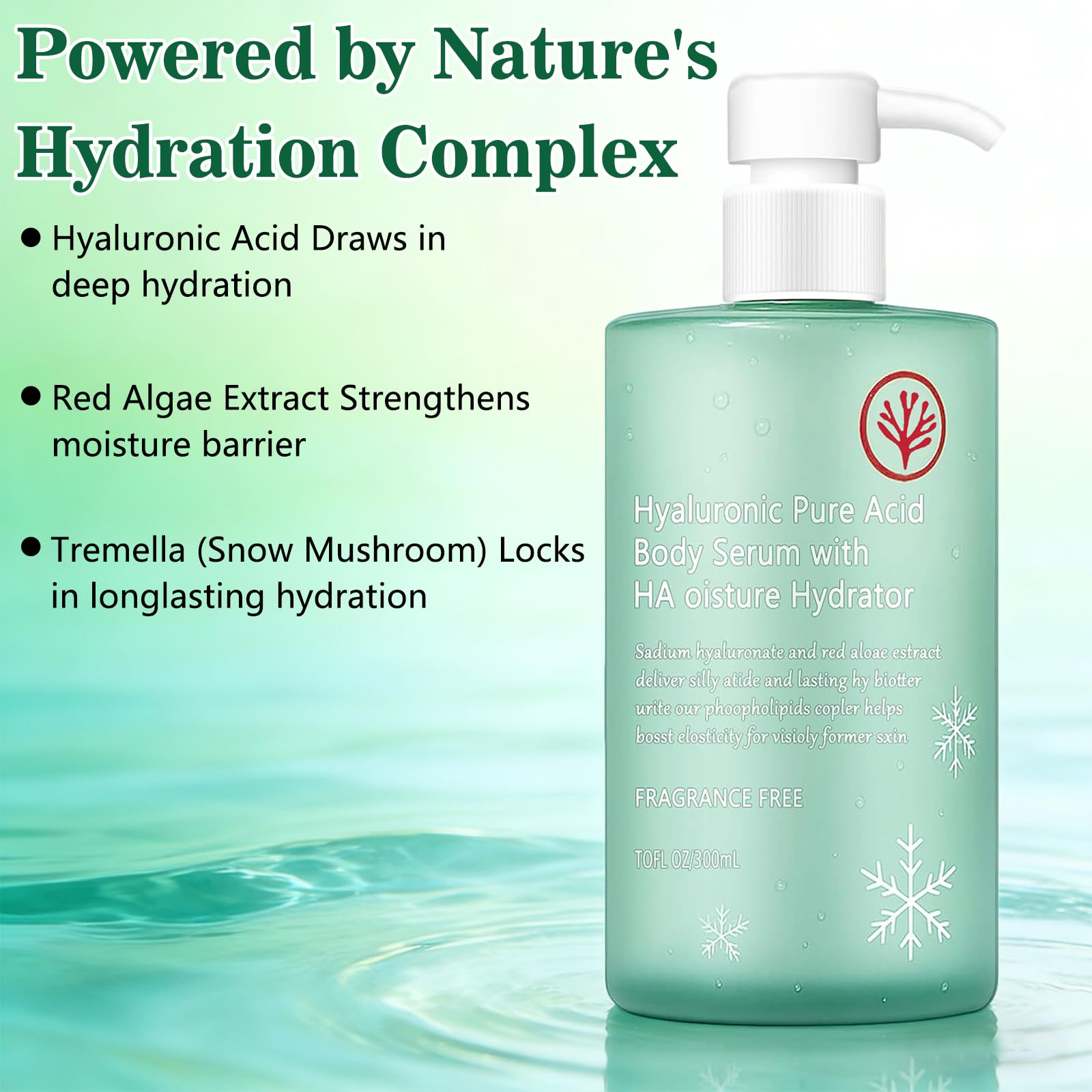 Generic Hyaluronic Acid Body Serum in lifestyle setting